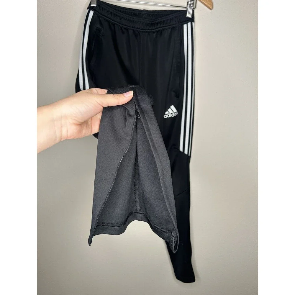 Adidas Mens Size Small Classic Black Soccer Tiro Training Athletic Pants *READ*